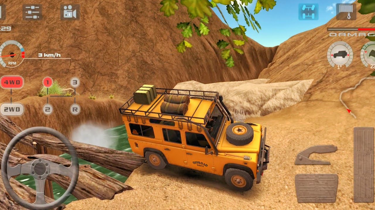 Offroad Drive Pro Gameplay - Realistic 4×4 Offroad Car Driving - Android Gameplay