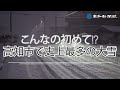 こんなの初めて！？高知市で史上最多の大雪