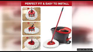 3 Pack Mop Replacement Heads for O-Ceda Mop Replace Head EasyWrin Spin Review