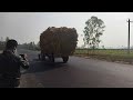 tractor rice transport delivery by tractors skills driving Bangladeshi farmer agriculture equipment