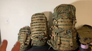 🏵 USMC ILBE, Recon/Corpsman pack, & 3-Day MARINES PACKS - YouTube