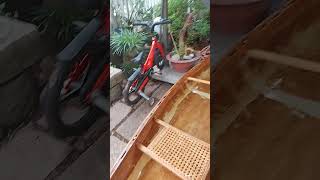 test nước xồng gỗ, ca nô gỗ dùng để đi câu, ngắm cảnh