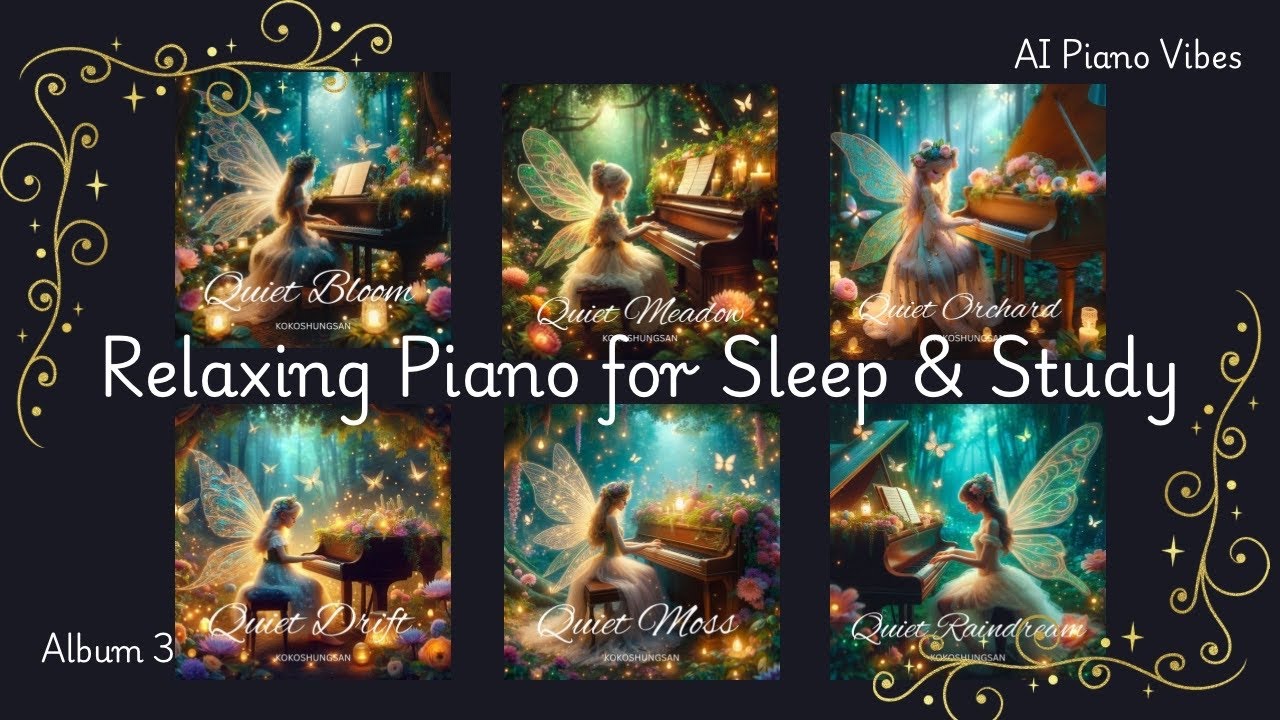 🎹 Album 3 – Quiet Piano Collection | Relaxing AI Piano Music for Sleep ...
