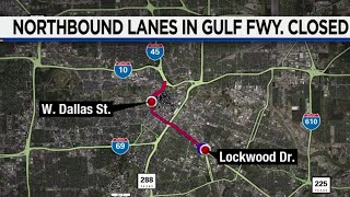 BIG FREEWAY CLOSURE: I-45 northbound in downtown Houston to close this weekend due to bridge rep...