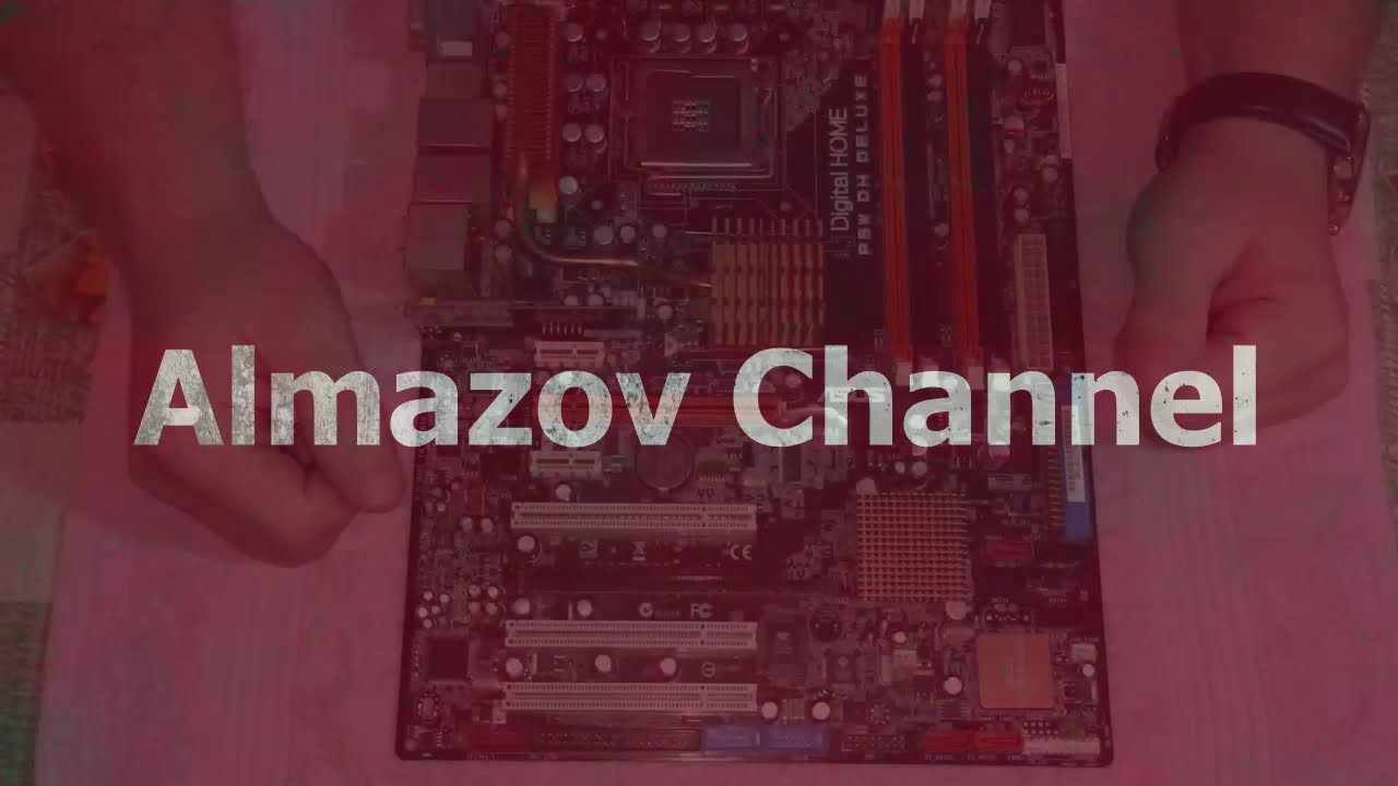 Замена термопасты на мостах 775 сокета. - YouTube