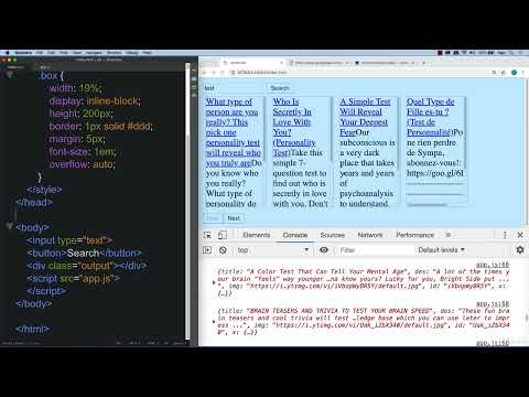 55 Modern JavaScript 55 001 YouTube API Introductio