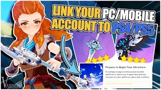 HOW TO LINK 🎮 PC/Mobile/iOS Genshin Impact Account to PS4/PS5 (Cross-Save)