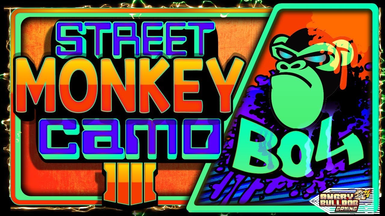 COD-BO4 STREET MONKEY GRAFFITI CAMO TUTORIAL │PAINTJOBS │ 1080P