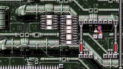 SMBX Custom Level: Machines From The Future (Luigi playing)