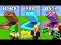 Mikey &amp; JJ: NOOB vs PRO vs HACKER Minecraft Bunker - Maizen