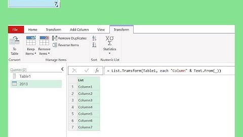11. Dynamic Column Selection in Power Query