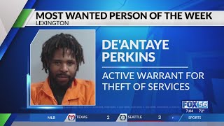 Lexington police searching for man with theft of services warrant