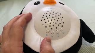 Bubzi Co Baby Sound Machine, Portable Penguin Soother & Baby Night Light Projector Review