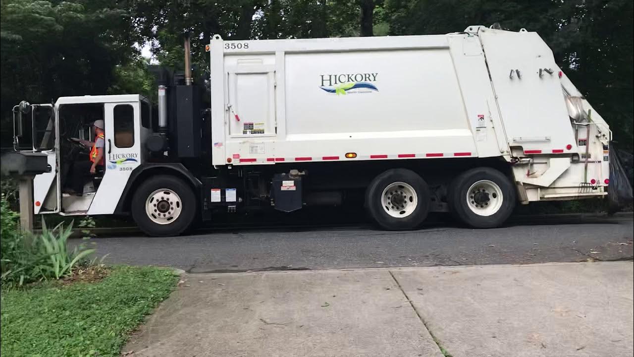 Stick garbage trucks in Hickory NC YouTube