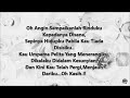 Oh angin sampaikanlah rinduku kepadanya disana😇
