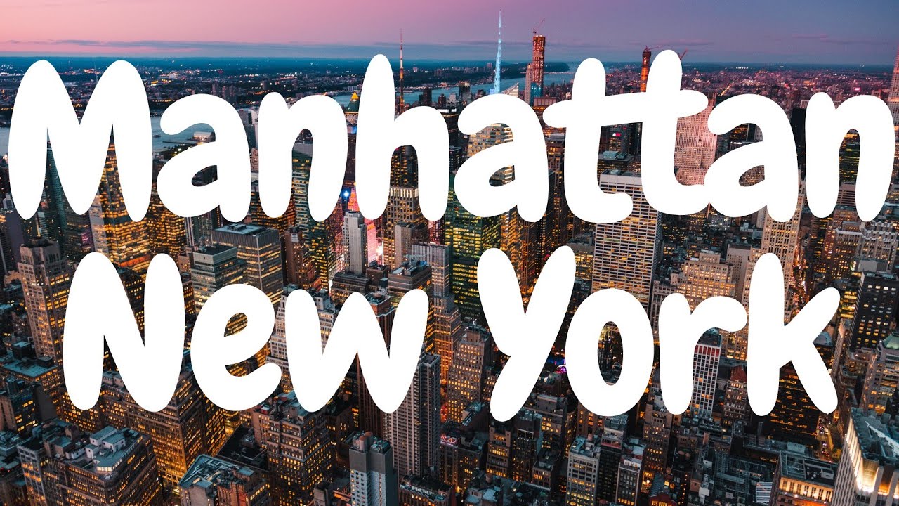 Mid town Manhattan New York        40 minutes Drone Footage 🇺🇸