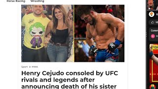 Condolences @HenryCejudoTripleC Sister Gloria's death via Cancer