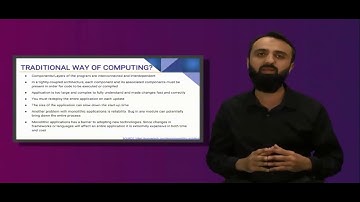 Topic 1; Monolithic Computing; Introduction to Cloud Native Computing Urdu/Hindi