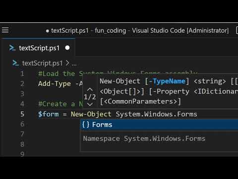 2 How to Set Title of GUI in PowerShell: Tutorial 2 PowerShell Application