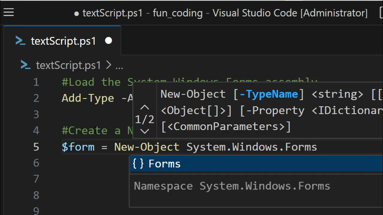 How to Set Title of GUI in PowerShell: Tutorial 2 PowerShell Application