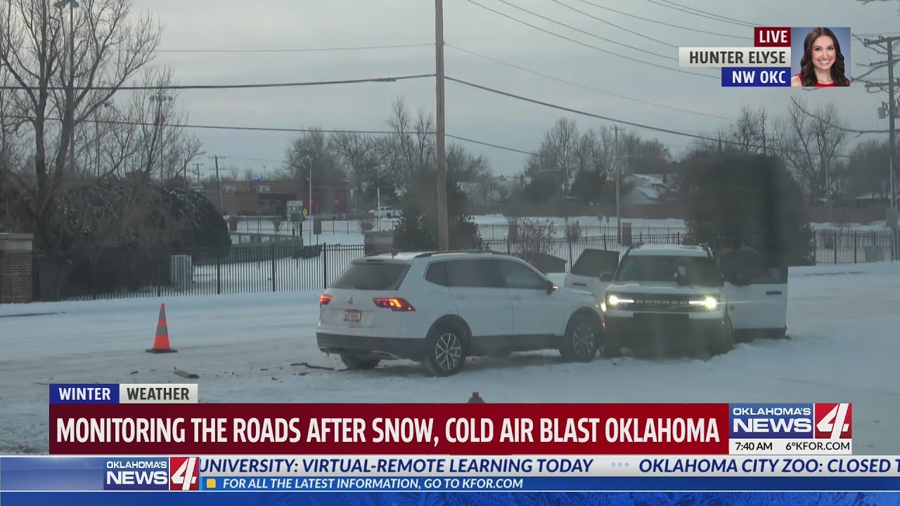 News 4 crews are out monitoring the roads after winter storm