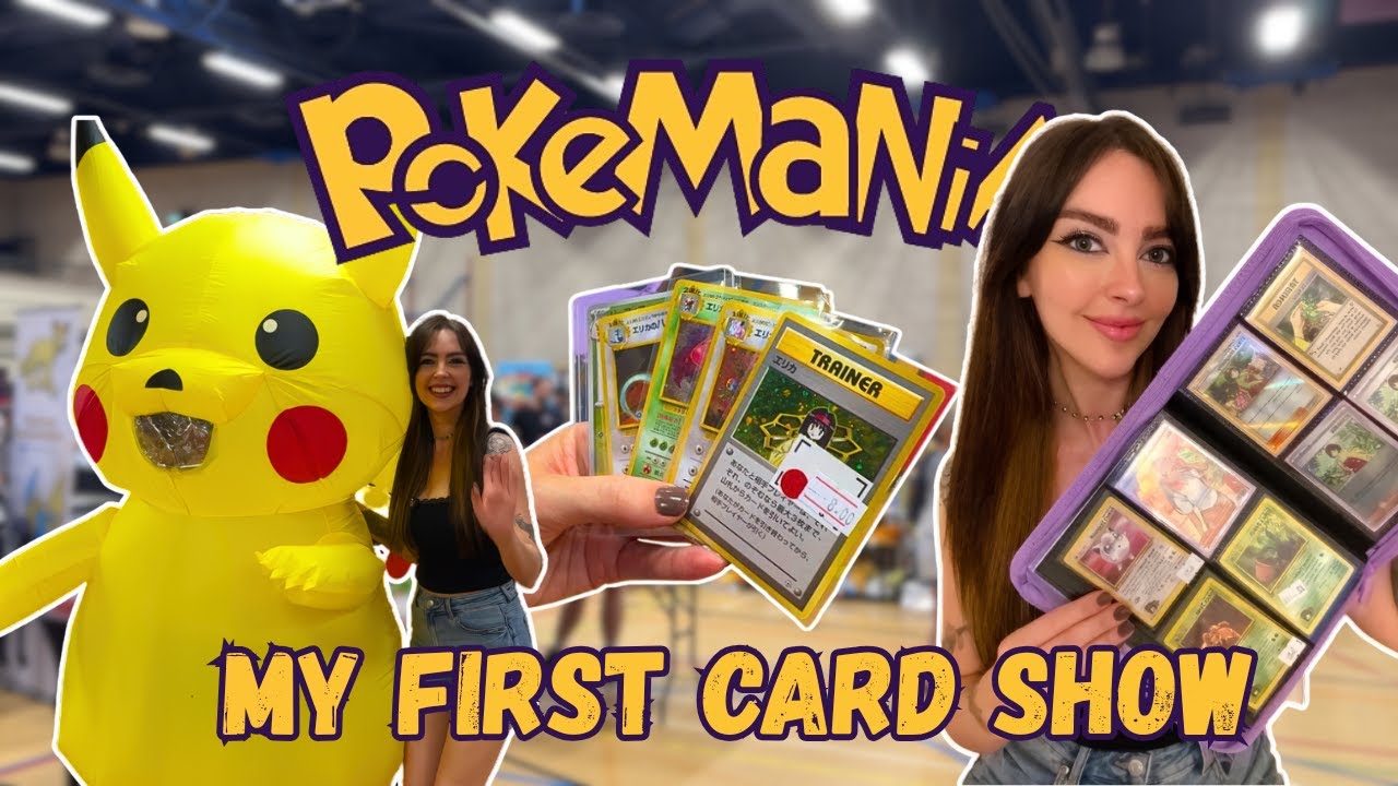 Buying Vintage Pokemon Cards At My FIRST EVER Card Show (Buyer POV)