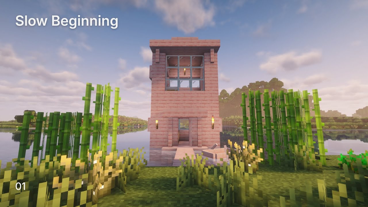 Cozy Minecraft Survival – A Slow, Peaceful Beginning - YouTube