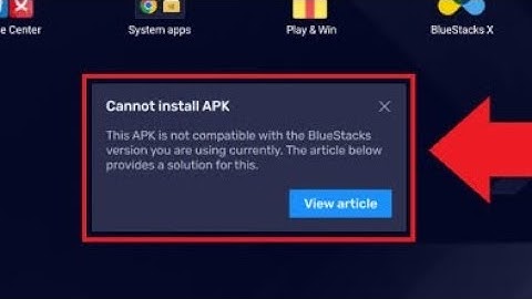 Fix Bluestack cannot install APK Problem solve | Bluestacks This app could not be installed