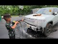 Rivian R1T: The Ultimate Bug Killer! Keep it Clean with the Karcher K1700 Cube Pressure Washer