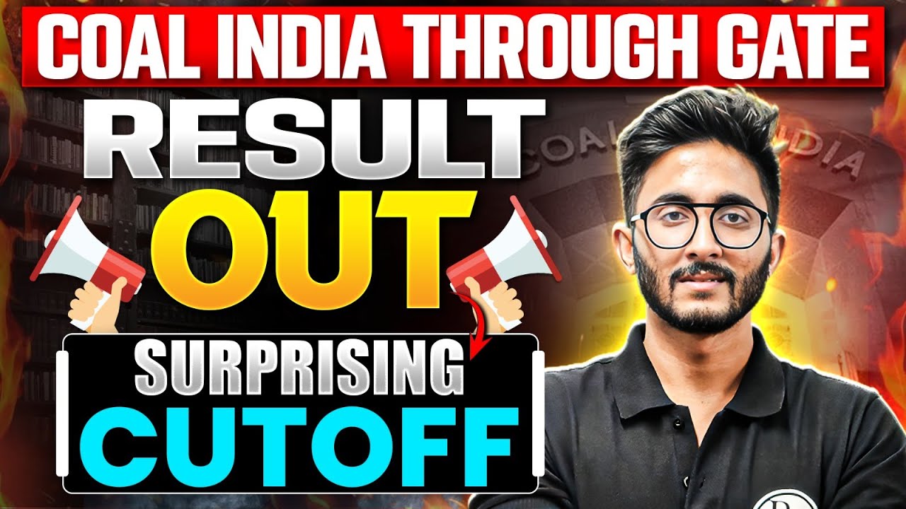 COAL INDIA Through GATE | Official Update | Surprising Cutoff