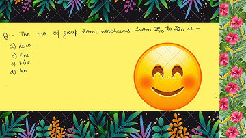 Shortcut trick for calculating no. of group homomorphism from Z10 to Z20 || MODERN ALGEBRA