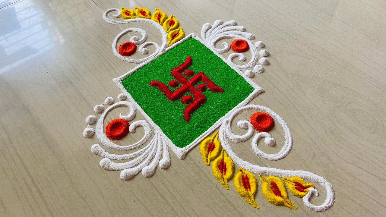 दररोजसाठी 10 सोप्या रांगोळ्या | Daily Small 10 Rangoli Designs | Easy Simple Rangoli Designs