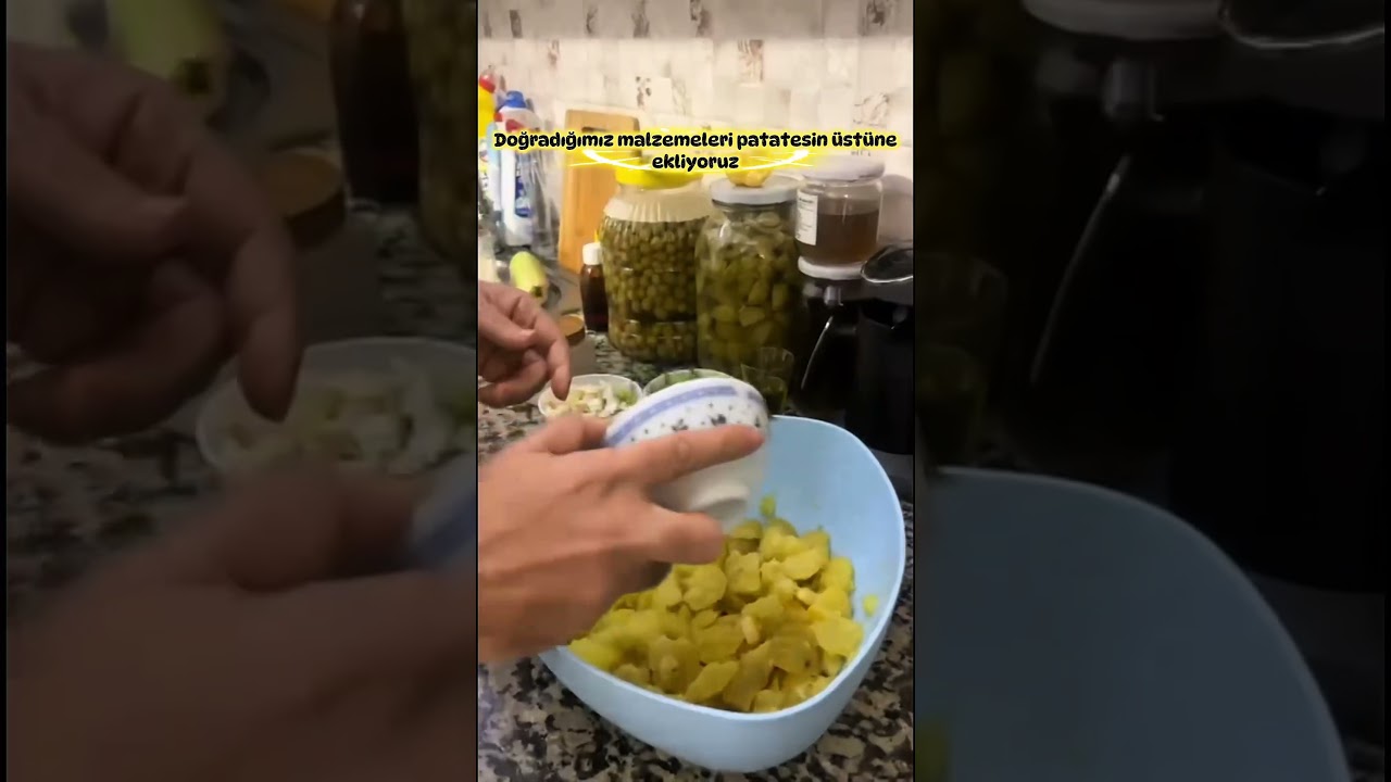 En Pratik Diyet patates salatası