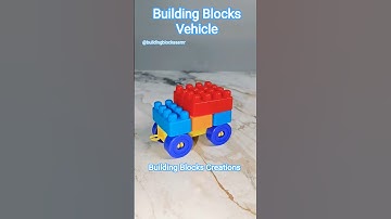 Satisfying Diy Building Blocks Vehicle | Building Blocks ASMR #asmr #asmrsounds #shorts #shortvideo