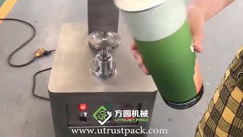 Semi automatic sealing machine can seamer can closing caning machine can sealer for paper can