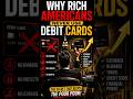 Why Rich Americans Never Use Debit Cards #usa #money #finance #money #creditcard #wealth #shorts