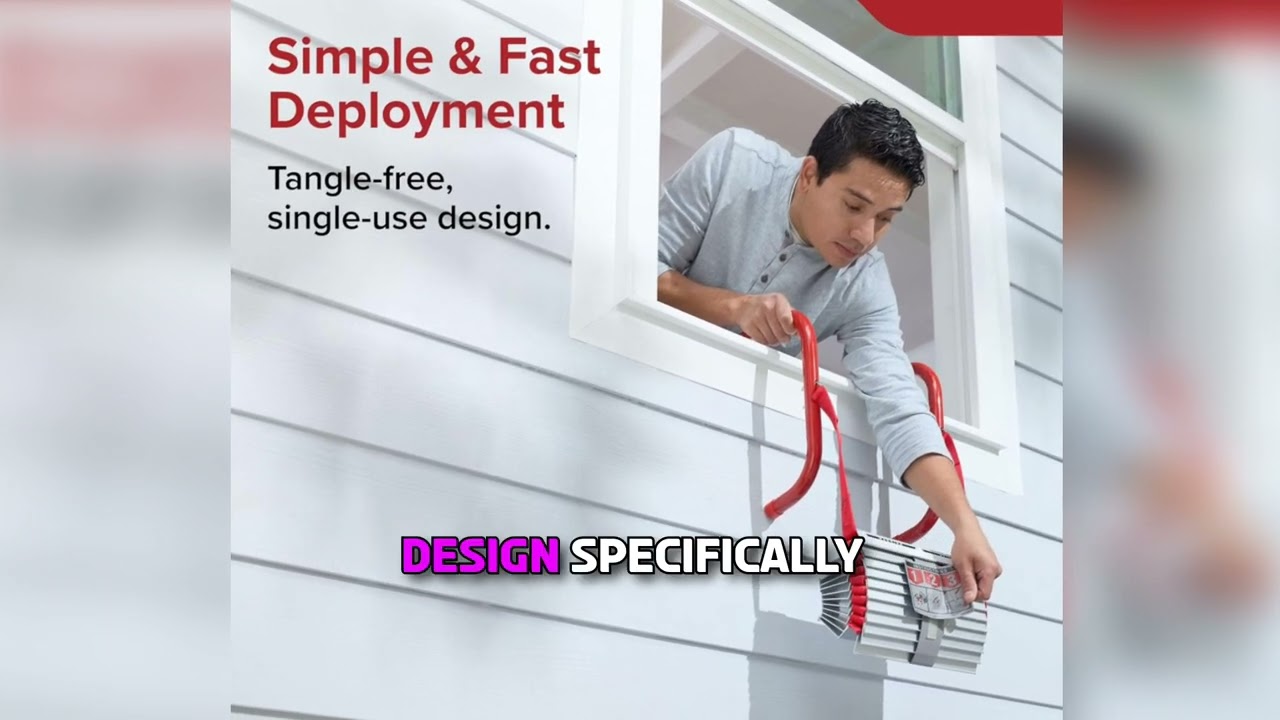 Kidde 2-Story Rope Ladder Review | Best Fire Escape Ladder for Second Floor Window Safety