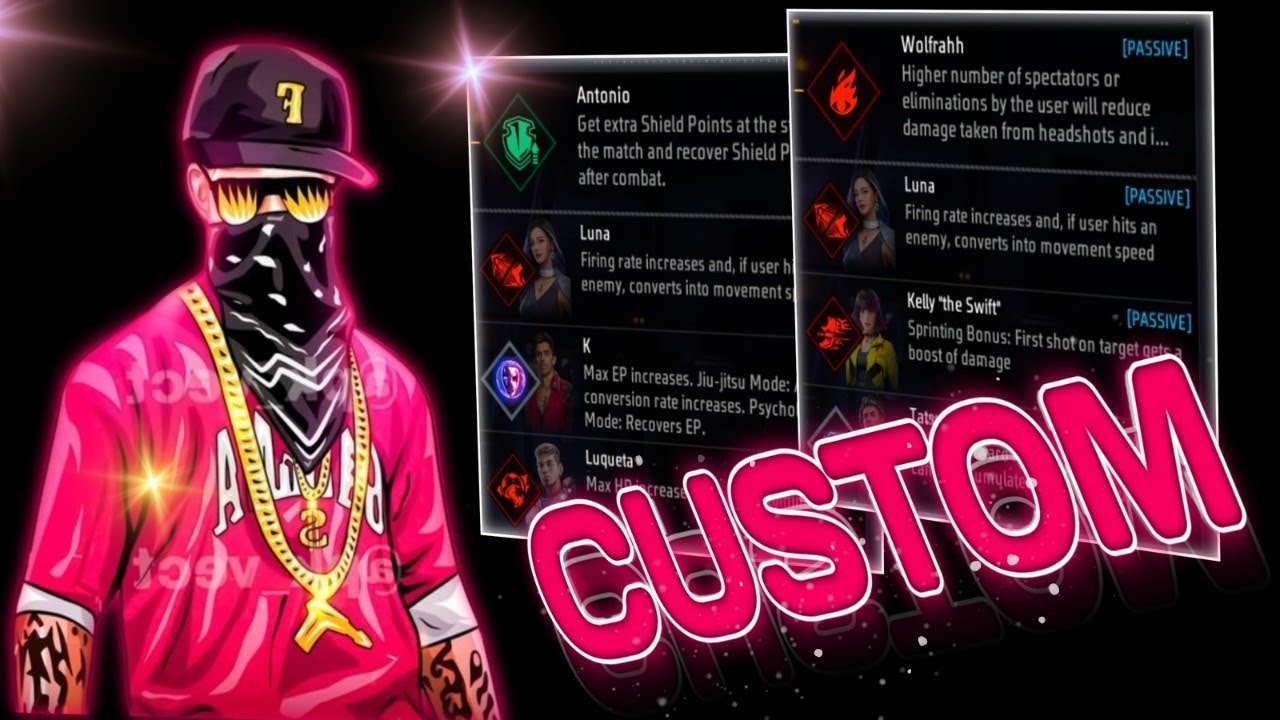 BEST CHARACTER COMBINATION FOR CUSTOM | CUSTOM CHARACTER COMBINATION ...