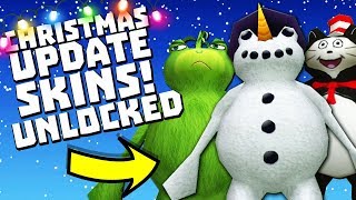 UNLOCK the CHRISTMAS SKINS and SECRET SKIN | Amazing Frog Part 8 Christmas Update Christmas Skins