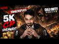 🔴CALL OF DUTY MOBILE GIVEAWAY 5K CP ON 4.5K SUBS AND 1V1 WITH SUBSCRIBER |I VERTICAL STREAM