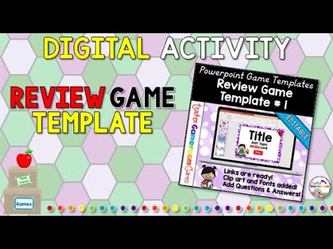 Review Game Template for ANY TOPIC