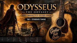 Odysseus – The Odyssey | Epic Fingerstyle Guitar Cover | TAB + Standard Tuning edit by Özkan Gülhan