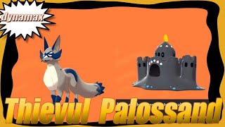 Shiny Thievul Palossand - Dynamax adventures - Crown Tundra - Pokemon Shield
