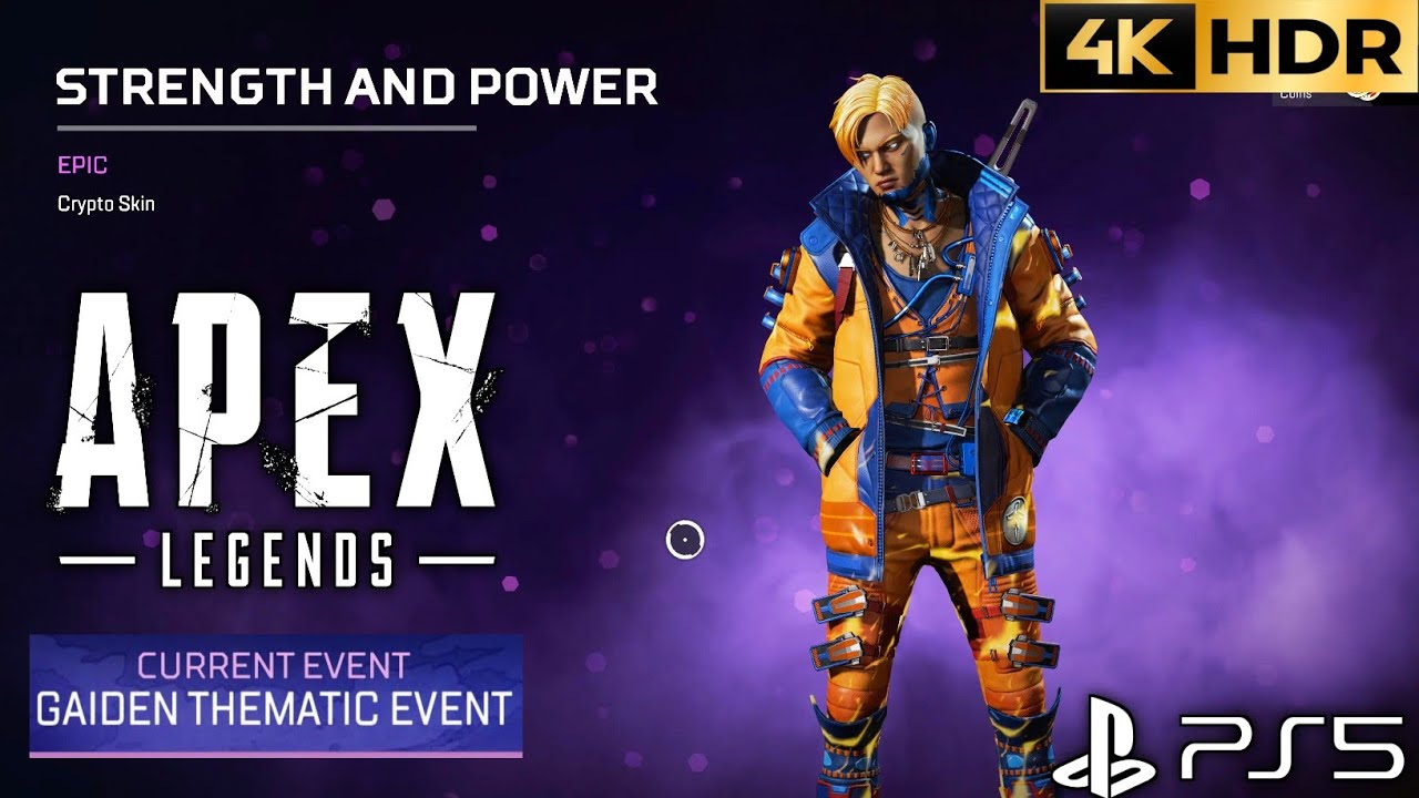 Strength and Power Crypto Skin Apex Legends Gaiden Thematic Event Skins |  Gaiden Event Apex Crypto