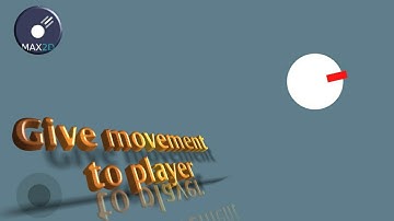 How to give movement to player with joystick in max 2d app