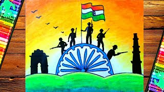Freedom Fighters Of India Mixed Media Artworks | Saatchi Art