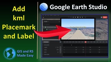 Google Earth Studio Tutorial | Add KML Placemark and Label Step by Step
