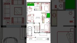 West Facing House Plan 😱 Vastu Ke Hisab Se Perfect Layout! #shorts#autocad#architecture#layout #cad