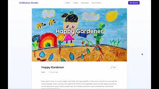 ArtMotion Studio in 30 Seconds: Turn Kids’ Drawings into Animated Stories screenshot 1