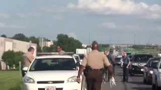 Protestors block Interstate 70 in St. Louis #Ferguson #MoralMonday Action